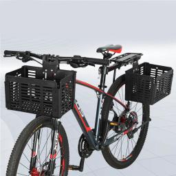 Frente e Traseira Multifuncional Cesta Da Bicicleta, Mountain Bike Folding Pendurado, Armazenamento Rack, Acessórios De Ciclismo - Image 5