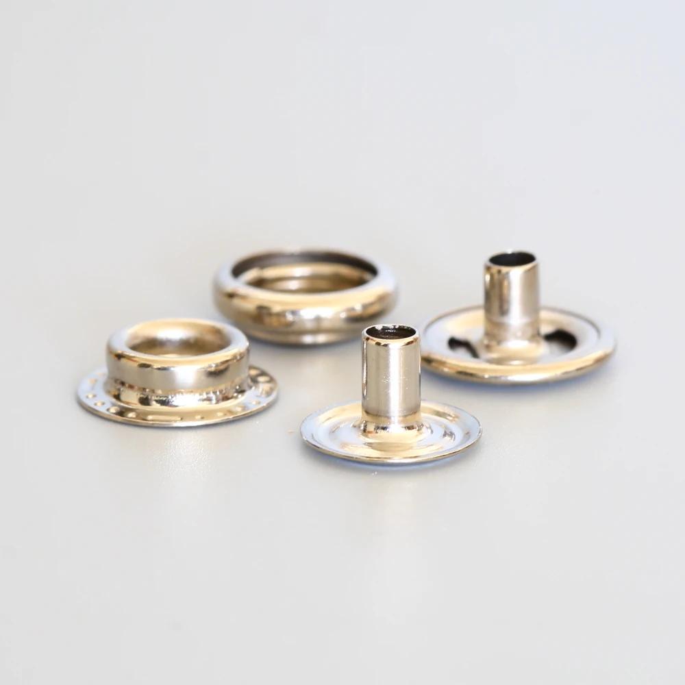 Botão Snap de latão grosso, 201 Snap Button, Big White Button, Botão de costura, Adequado para 15mm Leather, Hardware 20 Pcs, 50 Pcs, 100Pcs - Image 1