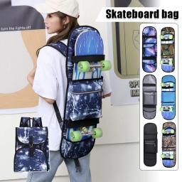 1x mochila de skate dobrável durável saco de skate para homens e mulheres mochila esportiva leve e versátil - Image 1