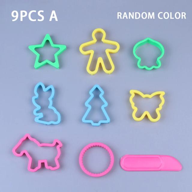 Kit de Modelagem com Plástico DIY: Conjunto de Cortadores e Moldes para Diversão Segura de Crianças