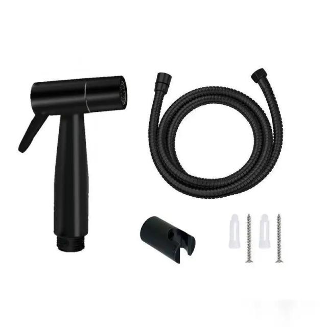 Kit Completo de Pulverizador Portátil para Banheiro com Suporte de Bidê e Chuveiro de Mão para Limpeza Eficiente