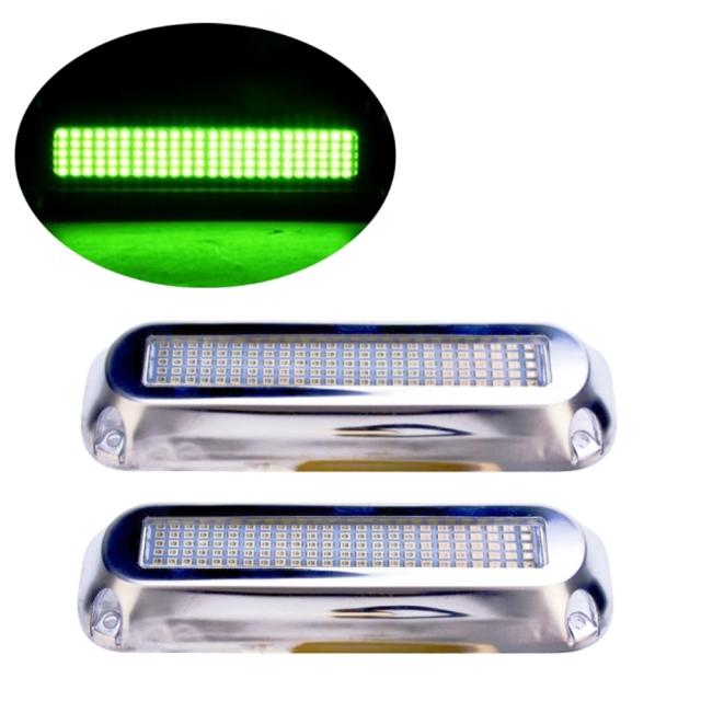 Iluminação Submersível para Barcos: Luzes de Navegação LED Impermeáveis para Iate com 120 LEDs, 12V/24V, Pacote com 2 Peças