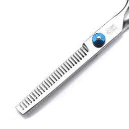 Curvo Pet Grooming Scissors, Para cima e para baixo, Sharp Animal Cat Hair Cut, Barber Cutting Tool com Safety Round Tip - Image 6