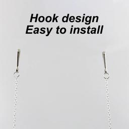 Papagaio de madeira Stand Pole Swing Toy com Bell para Tiger Skin Claw Grinding, Bird Cage Acessórios, Grinding Beak - Image 4