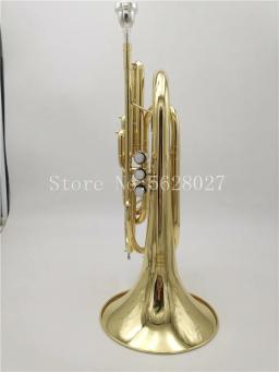 Nova Chegada Bb Marching Trombone Latão Niquelado Profissional Instrumento Musical Com Caso Frete Grátis - Image 3