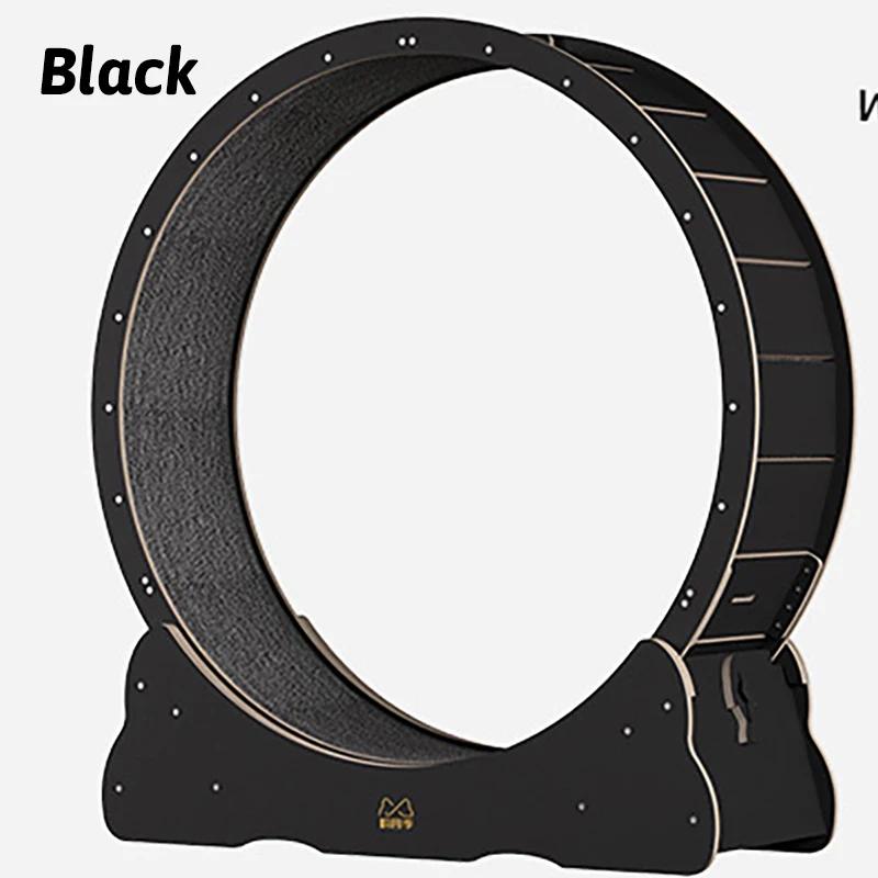 Brinquedos para gatos, pista circular, interativa doméstica, exercício de piso para animais de estimação, roda de corrida, madeira sólida, placa de fibra de gato, esteira para gatos - Image 1