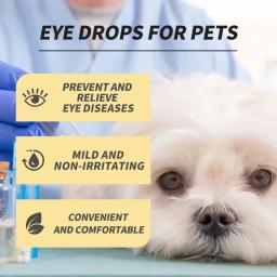 Pet Colírio, Aliviar nos olhos de gatos e cães, Limpar os dentes, Produtos de cuidado - Image 4