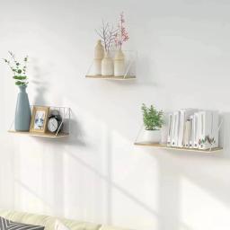 Rack de armazenamento montado na parede, arte de ferro não perfurada, cesta suspensa criativa, casa, quarto, banheiro - Image 2