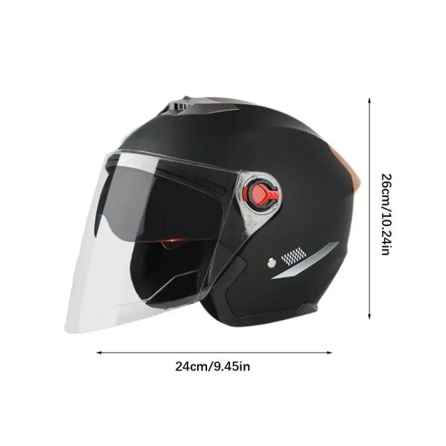 Capacetes Open Face e Half Helmet para Motociclistas: Estilo e Segurança para Homens e Mulheres