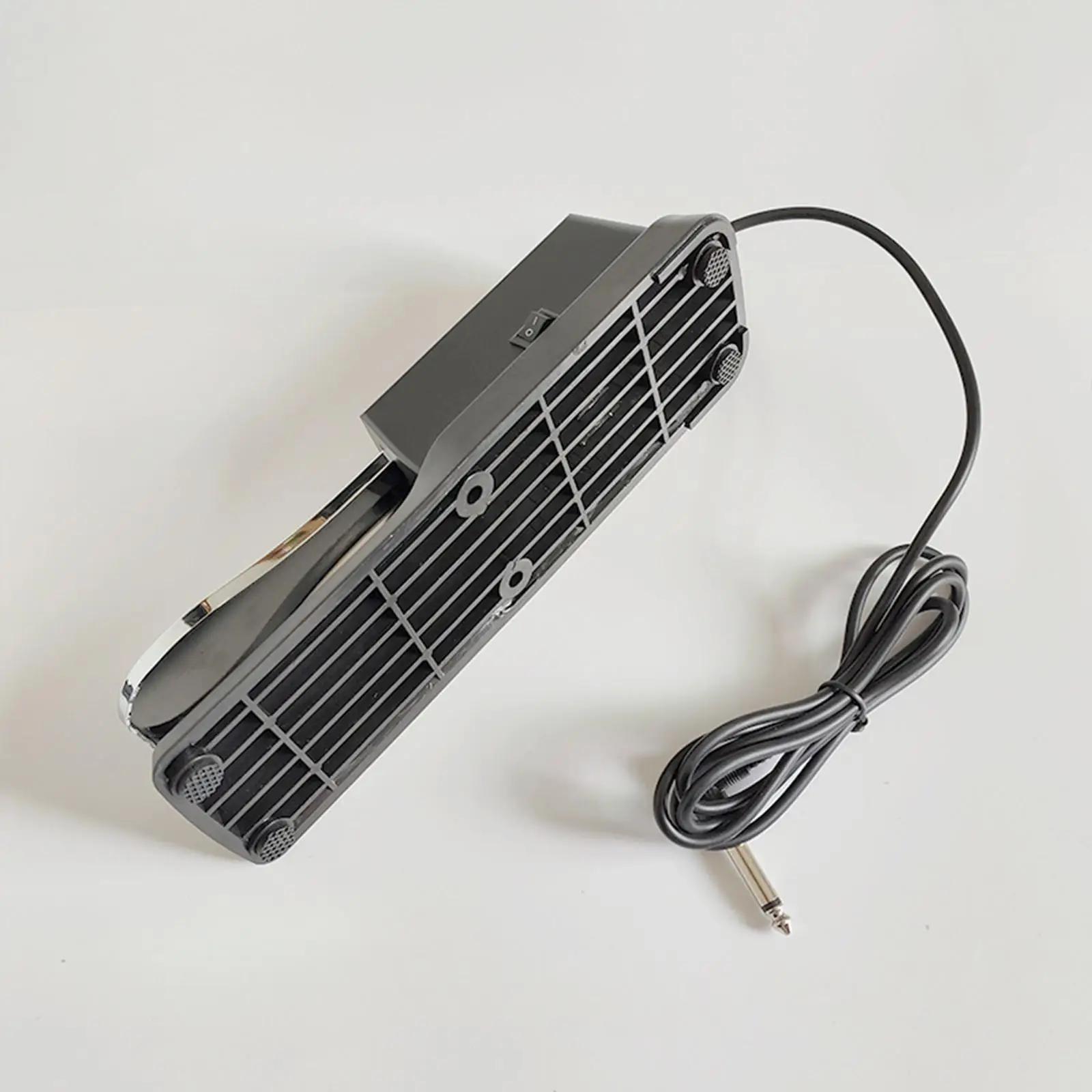 Teclado Piano Pedal Polaridade Switch Anti Slip Sustain Pedal para Treinamento Reparação Performance Music Instrument Parts Exercício - Image 1