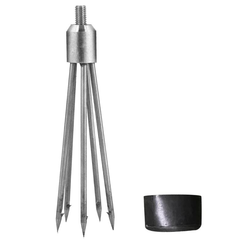 Garfo dente peixe aço 8mm cabeça parafuso acessório show inoxidável telescópico - Image 1