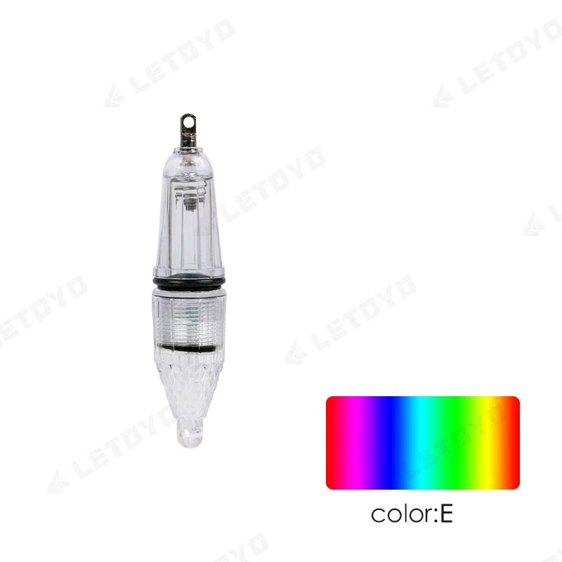 LETOYO-LED Subaquática Piscando Luz Pesca, Lâmpada De Água, Oceano E Isotope, Acessórios De Pesca De Mar, Ferramentas, 12cm, 17cm - Image 1