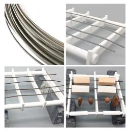 1/2/3mm cerâmica ferramentas de alta temperatura resistente fio de tungstênio pendurado queima cerâmica jóias pequenos objetos forno de fogo 1m - Image 4