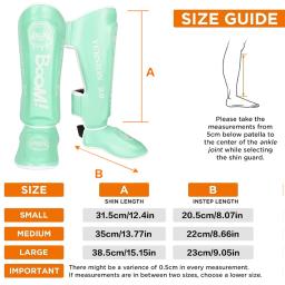 Muay Thai Leg Protector, Sanda lutando com os pés, Protetores de canela, Engrenagem de proteção de boxe engrossado - Image 3