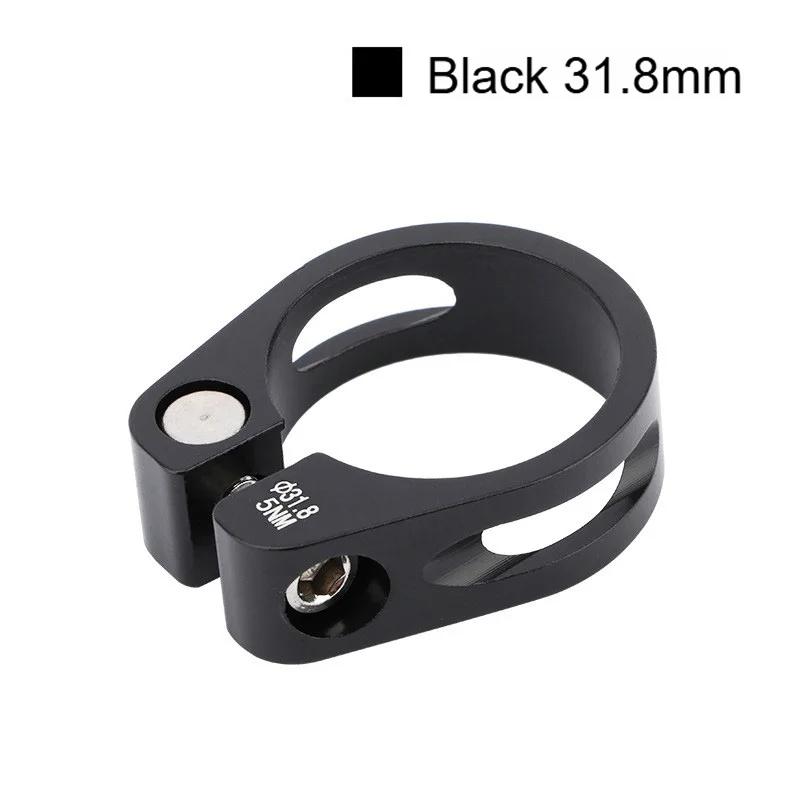 Meroca braçadeira de selim de bicicleta 31.8/34.9mm braçadeira de tubo de assento de estrada mountain bike clipe de tubo de assento de liga de alumínio braçadeiras de assento de bicicleta - Image 1