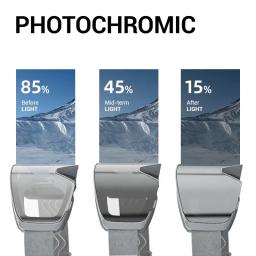 Kapvoe óculos de esqui fotocromáticos, masculino e feminino, esportivo, neve, montanha, duplo, antiembaçante, inverno, ar livre, snowboard, neve, esqui - Image 3