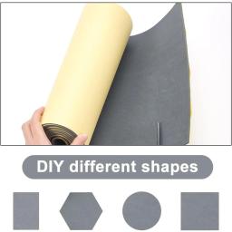 Auto-adesivo Rolo de Espuma EVA para Proteção de Móveis, Gap Filling, Trajes e Outros Projetos Artesanais, Grosso, 35.7x11.8 ", 3mm - Image 5