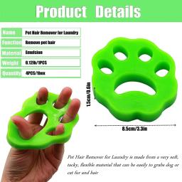 Removedor de cabelo pet para lavanderia Lint Catcher Lint Catcher para máquina de lavar roupa Removedor de cabelo de cachorro reutilizável - Image 6