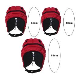 Capacete de rugby com alça ajustável, protetor de cabeça resistente a impactos, capacete protetor para crianças e jovens, futebol e esqui - Image 6