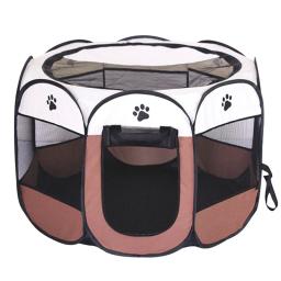 Portátil dobrável Pet Tent, cerca octogonal, abrigo para cachorros, fácil de operação, grandes gaiolas do cão, cercas do gato, canil, canil do cão - Image 1