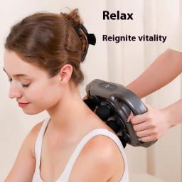 Massageador de Relaxamento Muscular, Vibração de Alta Frequência, Massagem Corporal, Tecido Profundo para Braços, Cintura, Pescoço, Ombro - Image 5