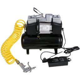 Compressor de ar livre de óleo portátil pequeno, bomba silenciosa, mini insuflador do pneu do carro, reservatório de ar para pintura, 12V, 220V, 3L, 4L - Image 1