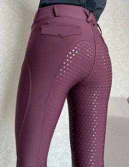 Leggings antiderrapante de silicone feminino, equipamento de assento completo, roupas apertadas, calças de equitação, cavalo equestre - Image 5
