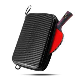 Caixa De Raquete De Tênis De Mesa Saco De Ping Pong Fibra De Carbono EVA Grande Capacidade Esportes Com Bolso Zip Casos De Pá De PVC Tampa De Bat De Tênis De Mesa - Image 3
