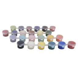 24Pcs Pigmentos Cerâmicos DIY Pintado Artesanato colorir Ferramenta Porcelana Glaze Underglaze Color Pigment Set para Iniciantes Adultos - Image 4
