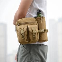 Pacote de cintura tática para homens, saco de cinto, nylon, garrafa d'água, bolsa telefônica, esportes ao ar livre, caça, escalada, camping - Image 6