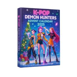 Kpop Demon Hunters 2025 Calendário do Advento Na Moda Caixa Cega Brinquedos Figuras Colecionáveis Personagem Surpresa Escondido em Cada Caixa - Image 1