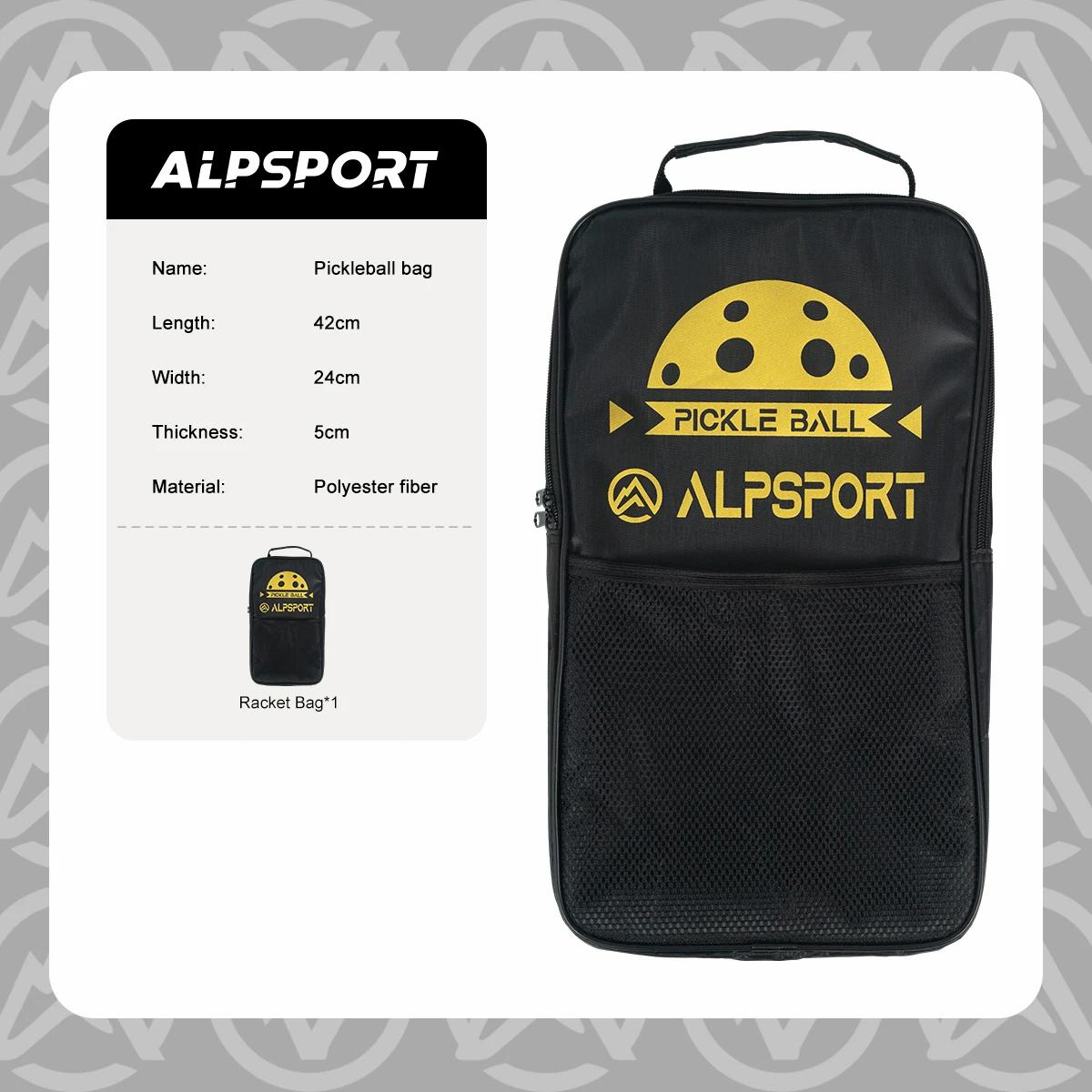 Alpsport nova deusa sakura usapa aprovada rosa pickleball paddle feminino único unibody t700 conjunto de fibra de carbono pro com bola grátis - Image 1