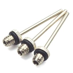 Aço inoxidável Inflando Bomba Agulha, Inflável Válvula de Ar Adaptador, Esporte Bola, Futebol, Basquete, Futebol, Novo, 6 Pcs, 12 Pcs - Image 4