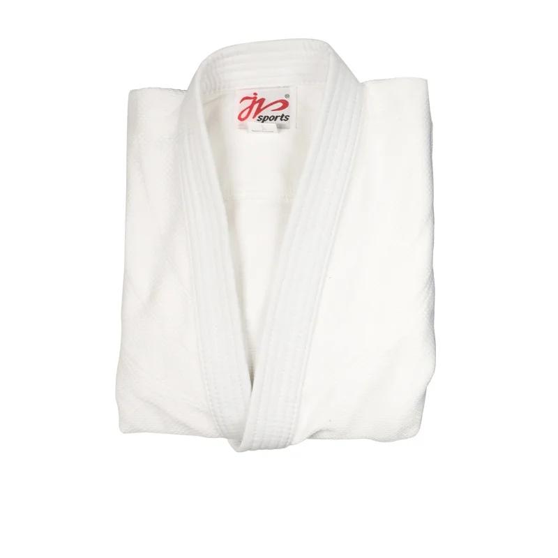 Único Weave artes marciais quimono, Judo Gi Uniforme Competição, 100% Algodão, Branco, 450gsm - Image 1
