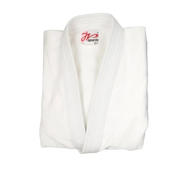 Kimono Exclusivo de Artes Marciais para Competição em Judo, 100% Algodão, Branco, 450gsm