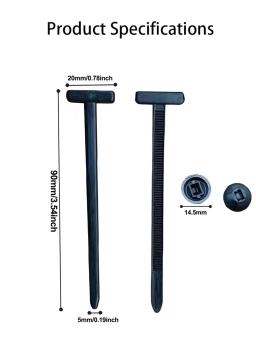 200/100/50 Peças de Abraçadeiras de Nylon Autoblocantes com Clipe de Pressão – Fitas de Fixação para Cabos, Tubos e Fiação Automotiva com Liberação Rápida Fixador de cabos universalEnforcadores para eletrônicosKit de g - Image 6