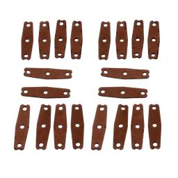 Bolsas de couro de microfibra para caça, tiro catapultas, arco e seta substituição, espessura 1,5 milímetros, marrom, Slingshots ao ar livre, 20pcs - Image 5