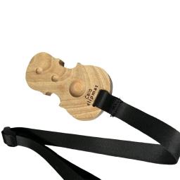 Antiderrapante rolha de madeira para violoncelo, protetor cinta ajustável, acessórios para instrumentos musicais, download grátis, 1 pc - Image 3