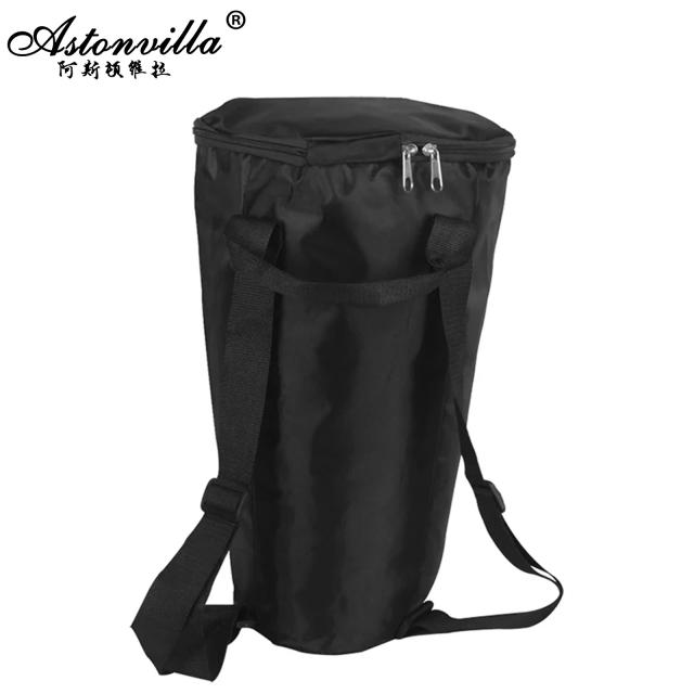 Bolsa de Tambor Africano Irin com 8 Espaços e Alça Ajustável - Mochila para Acessórios de Percussão e Instrumentos Musicais