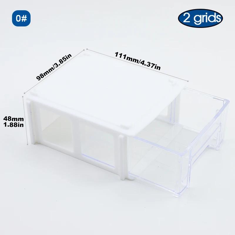 Organizador Montável Caixa De Armazenamento, Caixa De Parafuso, Gaveta De Plástico, Armazenamento De Peças Para Jóias, Hardware E Gabinete De Artesanato - Image 1