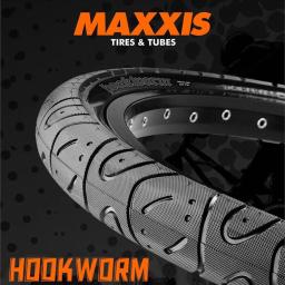 MAXXIS Hookworm 26x2.5 Pneu de bicicleta BMX Fio Bead Clincher Pneu para Street Park vert Flatland 20 polegadas 24 26 27,5 ou 29 tamanhos - Image 2