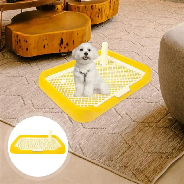 Bandeja Potty Antideslizante para Cães: Suporte Ideal para Treinamento de Toalete e Conforto do Seu Pet