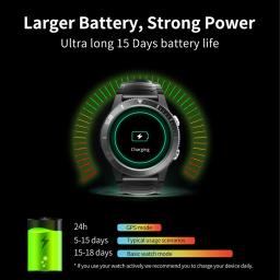 Vwar GPS Smart Watch para homens, pulseira de fitness para esportes ao ar livre, relógio de pressão arterial IP68 impermeável para Android e iOS, novo - Image 6