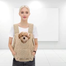 Portable Pet Carrier Bag, Mochila para cães e gatos, Peito de capacidade extra grande, Impermeável e resistente ao vento, Exterior - Image 1