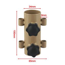 1pc novo toldo colorido pólo de fixação tubo suporte à terra à prova vento ajustável ao ar livre barraca acampamento acessórios peças - Image 2