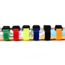 5 pçs/lote bicicleta guiador cinta titular ciclismo lanterna gravata corda ataduras universal náilon pegajoso gravata itens fixos cinta da bicicleta - Image 5