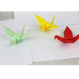 Papel de Origami Dupla Face, Folhas Quadradas para Artesanato, Qualidade Premium, 20x20cm, 100 Pcs - Image 2