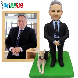 Bonecas de argila bobbleheads personalizadas, estátua de escultura personalizada, presente de natal feito à mão para homem, personalização de foto 3d estatueta real - Image 5