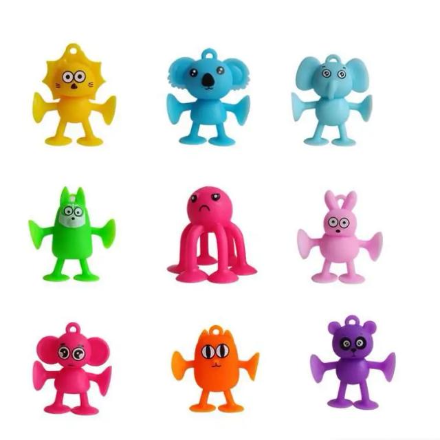 Silicone Building Blocks Conjunto de Construção Ventosa DIY Dardos Brinquedos de Banho Divertidos Brinquedos Sensoriais Otário