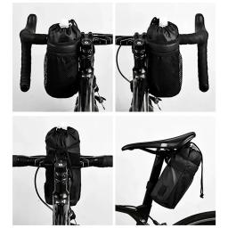Suporte para garrafa de bicicleta, bolsa para guidão, para mtb e bicicleta de estrada, acessórios para ciclismo - Image 4